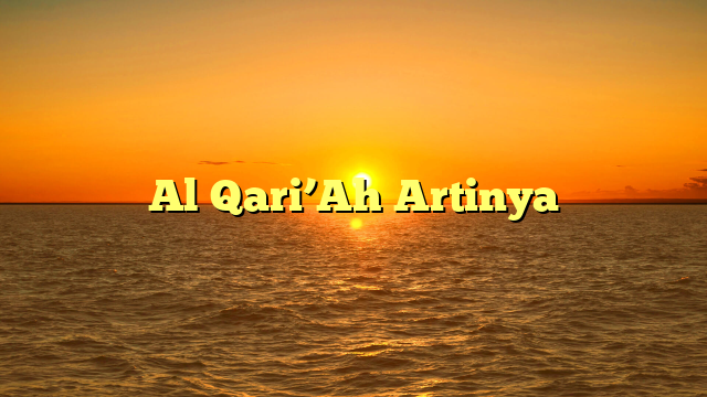 Al Qari’Ah Artinya